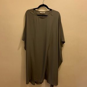 Mimu maxi square dress - moss